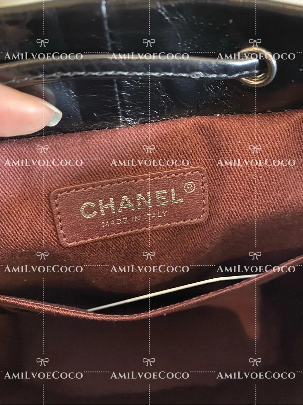 CHANEL mountain Backpack Black Aged glazed Calfskin Ruthenium Hardware